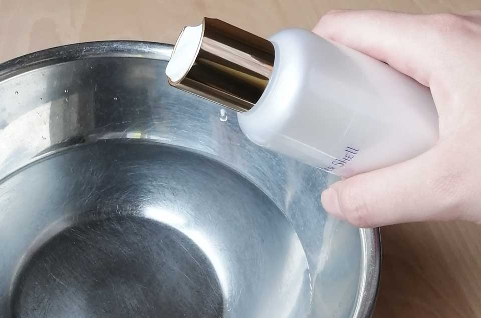 洗浄方法：水を入れたボウルに野菜を浸し、少しの「SUSHI」を加えます